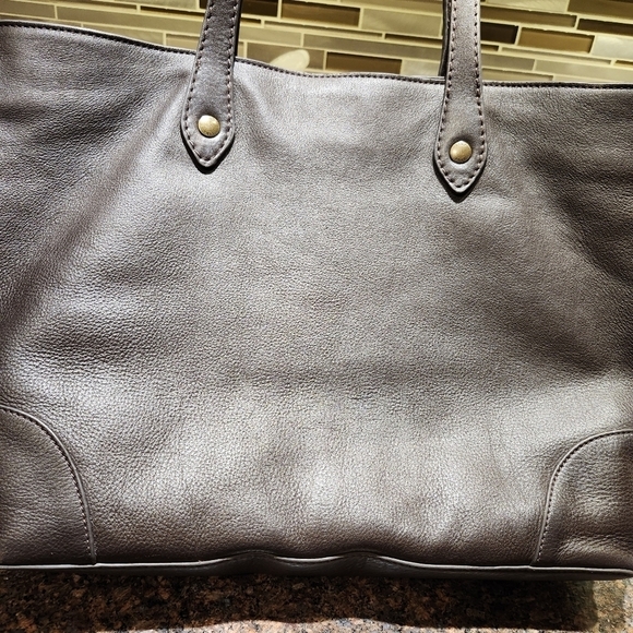 Frye Brown Studded Tote - Picture 7 of 7